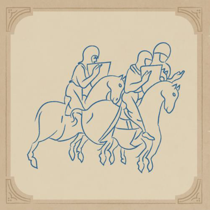 Visuel du dispositif Trobador représentant des chevaliers