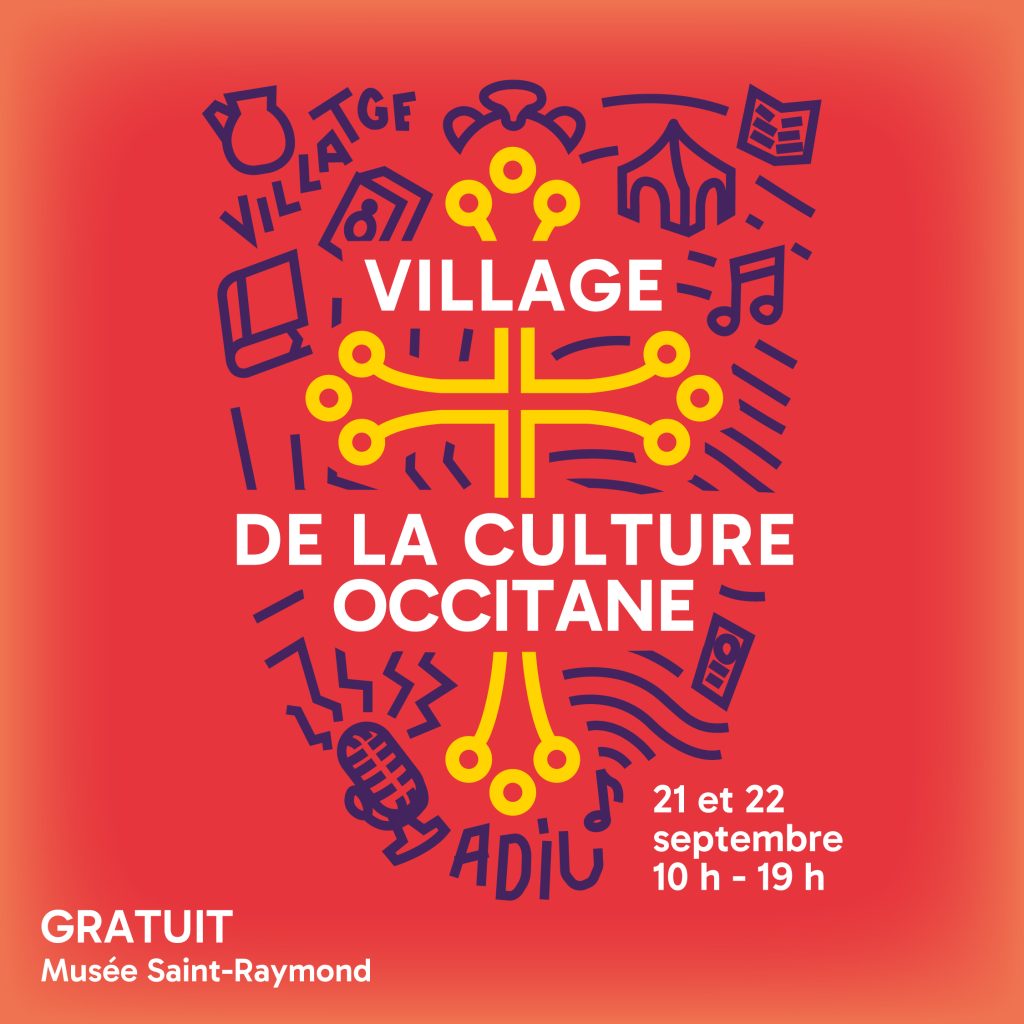 Affiche de l'événement "Village de la culture occitane". 