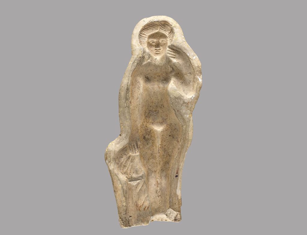 Moule de statuette en terre cuite représentant la déesse Vénus