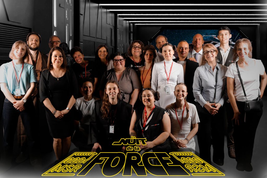 L'équipe du musée présente lors de la Nuit de la Force (2026).